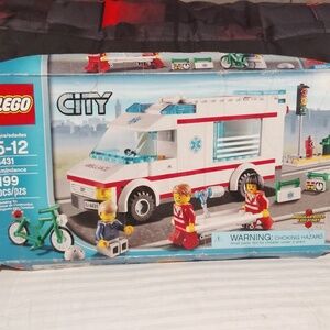 LEGO City Ambulance Set - Red, White, and Blue